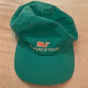 teal vineyard vines hat